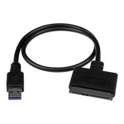 StarTech.com USB 3.1 to 2.5" SATA Hard Drive Adapter - USB 3.1 Gen 2 10Gbps with UASP External HDD/SSD Storage Converter