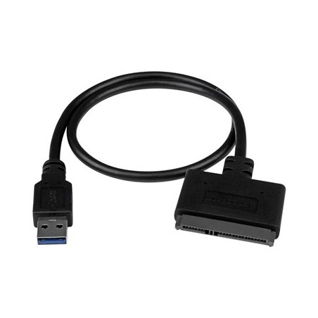 StarTech.com USB 3.1 to 2.5" SATA Hard Drive Adapter - USB 3.1 Gen 2 10Gbps with UASP External HDD/SSD Storage Converter