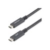 StarTech.com USB C to USB C Cable - 6 ft / 1.8m - 5A PD - USB-IF Certified - M/M - USB 3.0 5Gbps - USB C Charging Cable - USB