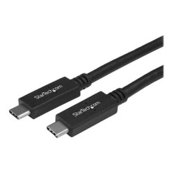 StarTech.com USB 3.1 Type C Cable - 6 ft / 2m - with Power Delivery (USB PD) - Power Pass Through Charging - USB Charger