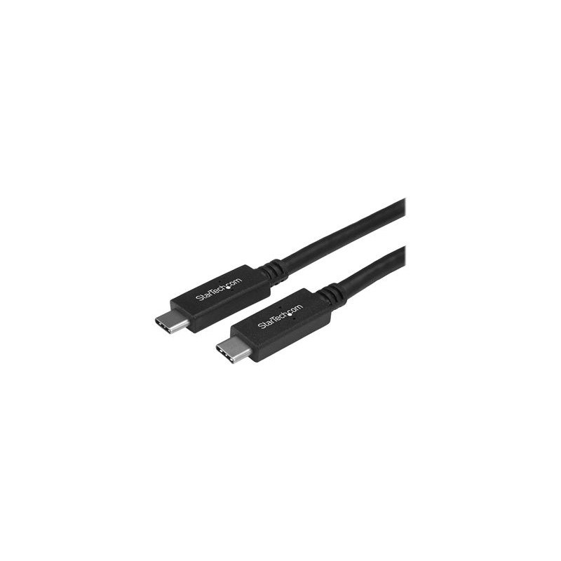 StarTech.com USB 3.1 Type C Cable - 6 ft / 2m - with Power Delivery (USB PD) - Power Pass Through Charging - USB Charger