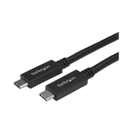 StarTech.com USB 3.1 Type C Cable - 6 ft / 2m - with Power Delivery (USB PD) - Power Pass Through Charging - USB Charger