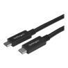 StarTech.com USB 3.1 Type C Cable - 6 ft / 2m - with Power Delivery (USB PD) - Power Pass Through Charging - USB Charger