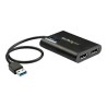 StarTech.com USB 3.0 to Dual DisplayPort Adapter 4K 60Hz, DisplayLink Certified, Video Converter with External Graphics Card
