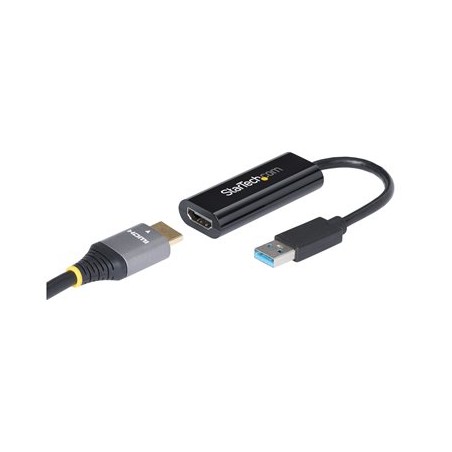 StarTech.com USB 3.0 to HDMI Adapter, 1080p (1920x1200), Slim/Compact USB to HDMI Display Adapter Converter for Monitor, USB