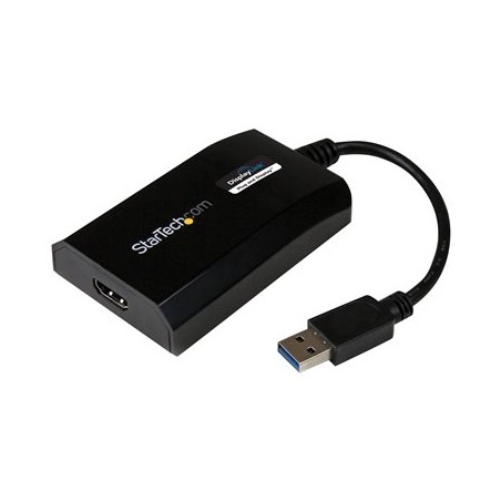 StarTech.com USB 3.0 to HDMI External Video Card Adapter - DisplayLink Certified - 1920x1200 - MultiMonitor Graphics Adapter