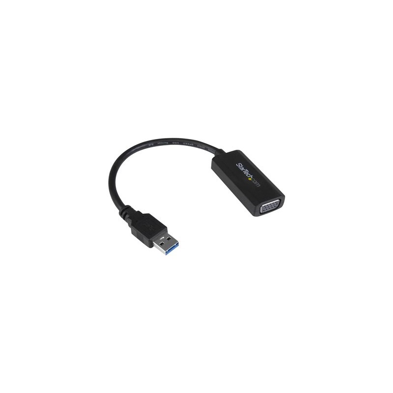 StarTech.com USB 3.0 to VGA Display Adapter 1920x1200, On-Board Driver Installation, Video Converter with External Graphics