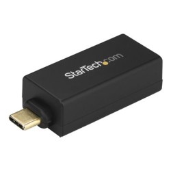 StarTech.com USB C to Gigabit Ethernet Adapter, 1Gbps NIC USB 3.0/USB 3.1 Type C Network Adapter, 1GbE USB-C to RJ45/LAN Port