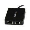 StarTech.com USB-C to Dual Gigabit Ethernet Adapter with USB 3.0 (Type-A) Port - USB Type-C Gigabit Network Adapter