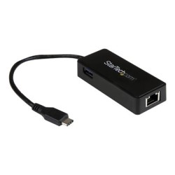 StarTech.com USB-C to Ethernet Gigabit Adapter - Thunderbolt 3 Compatible - USB Type C Network Adapter - USB C Ethernet Adapter