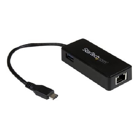 StarTech.com USB-C to Ethernet Gigabit Adapter - Thunderbolt 3 Compatible - USB Type C Network Adapter - USB C Ethernet Adapter
