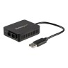 StarTech.com USB to Fiber Optic Converter, 100Mbps, USB 2.0 to Fiber Network Adapter, 100BASE-FX SC Female Duplex Multimode