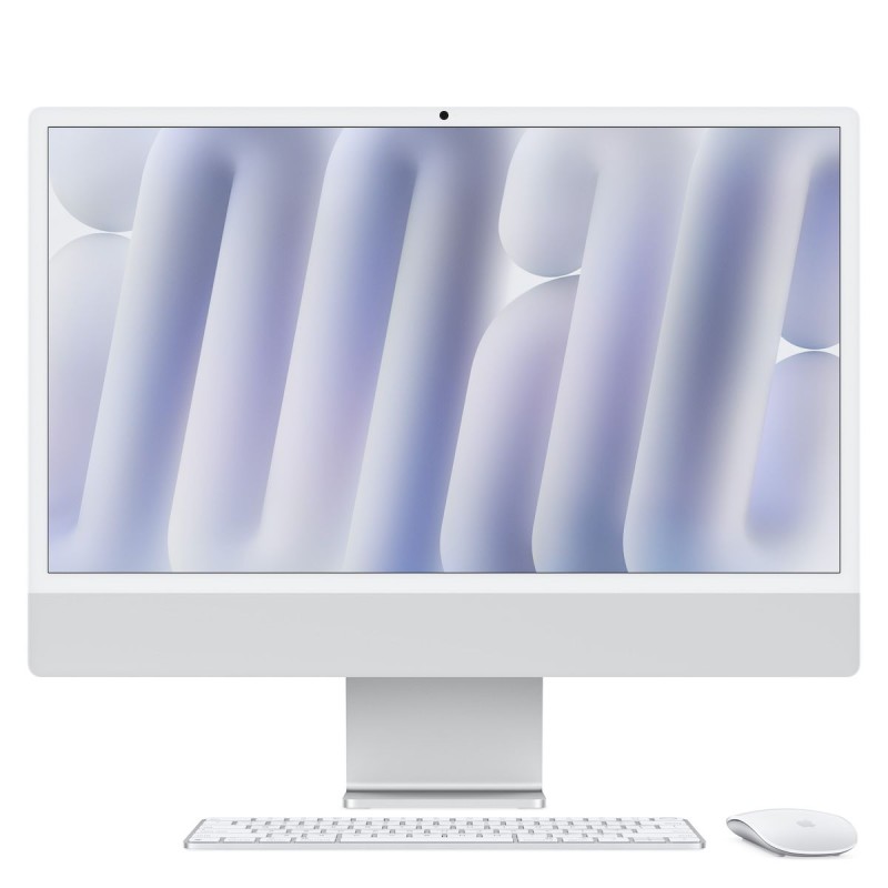 Apple iMac 24/23,5"/4480 x 2520/M4/24GB/512GB SSD/M4/Sequoia/Silver/1R MCR24SLA