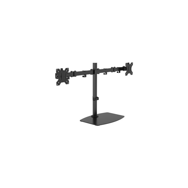 Vision VFM-DSDB - Stojan - pro 2 LCD displeje - ocel - černá - velikost obrazovky: 13"-32" - na stůl