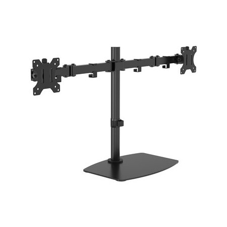 Vision VFM-DSDB - Stojan - pro 2 LCD displeje - ocel - černá - velikost obrazovky: 13"-32" - na stůl
