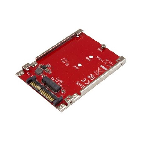 StarTech.com M.2. PCI-e NVMe to U.2 (SFF-8639) Adapter - Not Compatible with SATA Drives or SAS Controllers - For M.2 PCIe NVMe