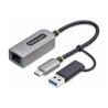 StarTech.com 2.5GbE USB-C to Ethernet Adapter with USB-A Converter - Síťový adaptér - USB-C 3.2 Gen 1 / Thunderbolt 3