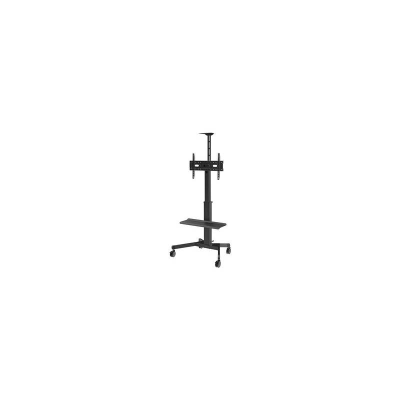 Vision X-Series VFM-F22 - Vozík - nastavitelná výška - pro Displej LCD - ocel, hliník - matná cern - velikost obrazovky: 31"-80"