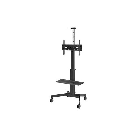 Vision X-Series VFM-F22 - Vozík - nastavitelná výška - pro Displej LCD - ocel, hliník - matná cern - velikost obrazovky: 31"-80"