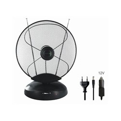 EVOLVEO Xany 4, 230/12V, aktivní pokojová anténa FM/DAB+/DVB-T2, filtr LTE,4G,5G