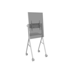 Vision VFM-F10 - Vozík - pro plochý panel - ocel - bělavá - velikost obrazovky: 50"-55"