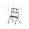 Vision VFM-F12 - Vozík - pro Displej LCD - stojanový styl - ocel - matná cern - velikost obrazovky: 55"-100"
