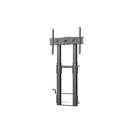 Vision X-Series VFM-F26W - Stojan - nastavitelná výška - pro plochý panel - 80kg - ocel - pískovaný cerný - velikost obrazovky:
