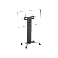 Vision - Vozík - motorizovaný - pro plochý panel - vozík - ocel - matná čerň - velikost obrazovky: 47"-90" - pro Microsoft