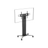 Vision - Vozík - motorizovaný - pro plochý panel - vozík - ocel - matná čerň - velikost obrazovky: 47"-90" - pro Microsoft