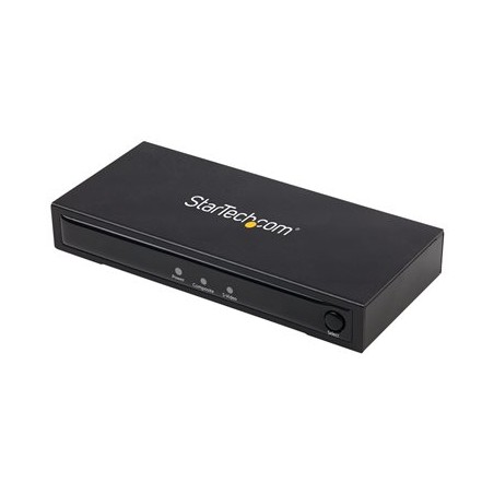 StarTech.com S-Video or Composite to HDMI Converter with Audio - 720p - Nástroj pro převod videa - kompozitní video, S-video
