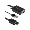 StarTech.com 2m VGA to HDMI Converter Cable with USB Audio Support & Power, Analog to Digital Video Adapter Cable to connect a