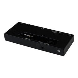 StarTech.com 2 Port HDMI Switch w/ Automatic and Priority Switching - 2 In 1 Out HDMI Selector with Automatic Priority