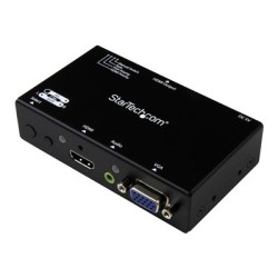 StarTech.com 2x1 VGA + HDMI to HDMI Switch / Selector Box - 1080p Multi Video Input Automatic Switcher - 2 Computers In 1