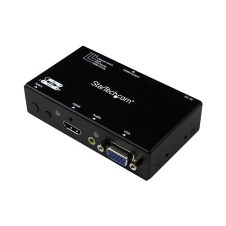 StarTech.com 2x1 VGA + HDMI to HDMI Switch / Selector Box - 1080p Multi Video Input Automatic Switcher - 2 Computers In 1