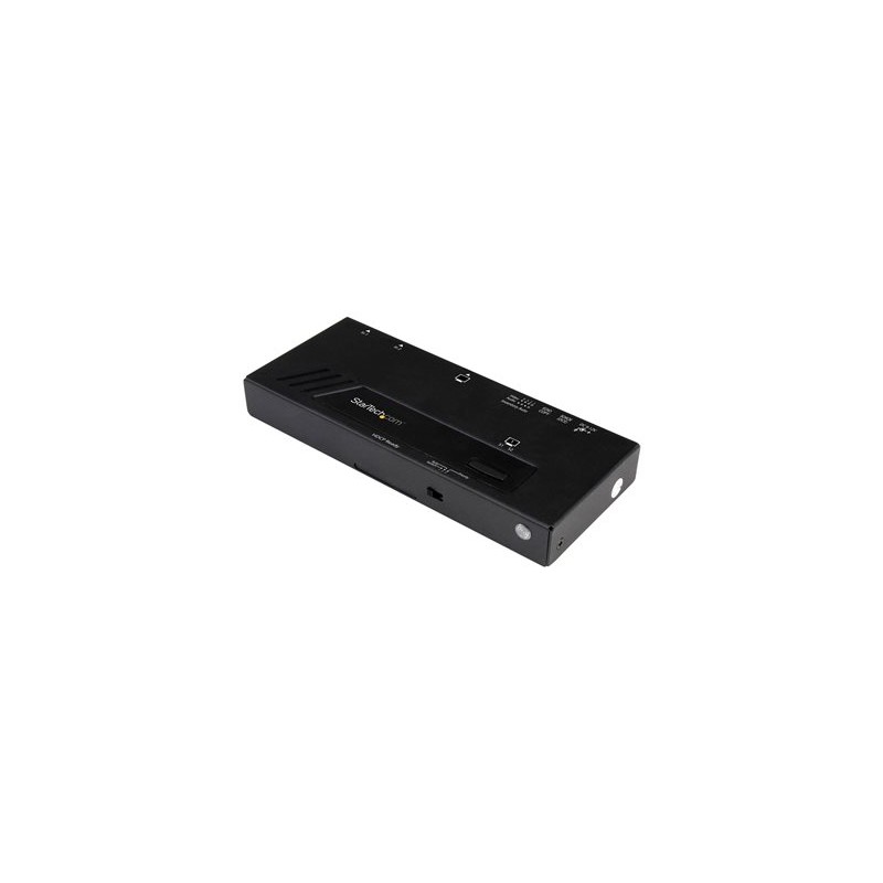 StarTech.com 2-Port HDMI Automatic Video Switch - 4K 2x1 HDMI Switch with Fast Switching, Auto-Sensing and Serial Control