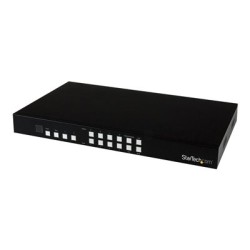 StarTech.com 4x4 HDMI Matrix Switch with Picture-and-Picture Multiviewer or Video Wall - 4x4 Matrix Switch with Video Combining