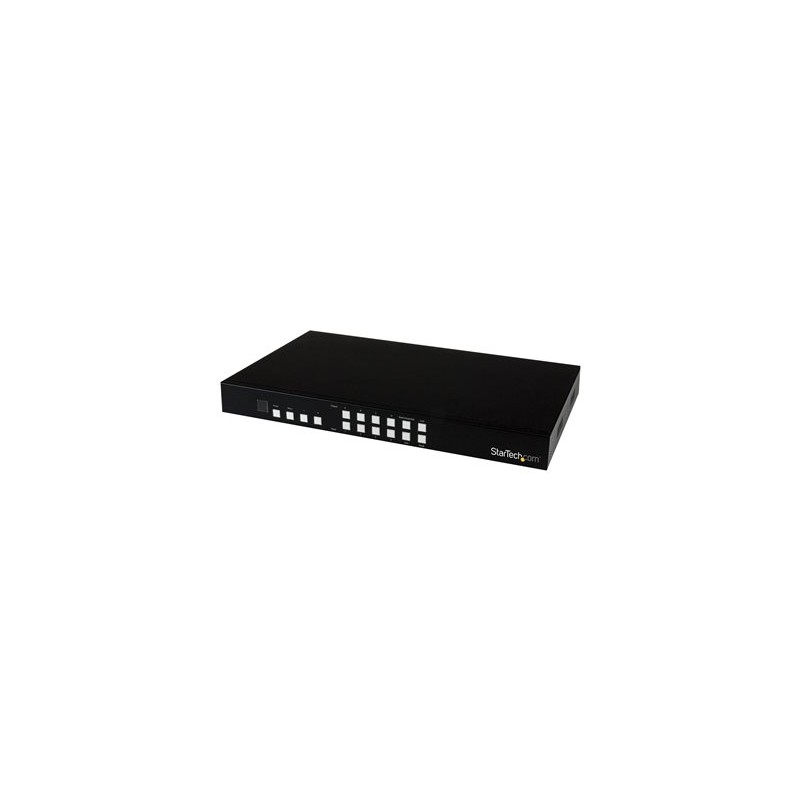 StarTech.com 4x4 HDMI Matrix Switch with Picture-and-Picture Multiviewer or Video Wall - 4x4 Matrix Switch with Video Combining