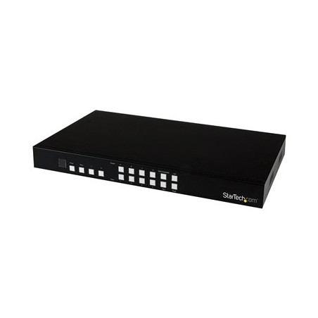 StarTech.com 4x4 HDMI Matrix Switch with Picture-and-Picture Multiviewer or Video Wall - 4x4 Matrix Switch with Video Combining