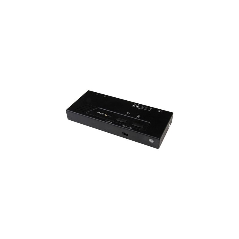 StarTech.com 2x2 HDMI Matrix Switcher - 4K UltraHD HDMI Switch with Fast Switching, Auto-Sensing and Serial Control (VS222HD4K)
