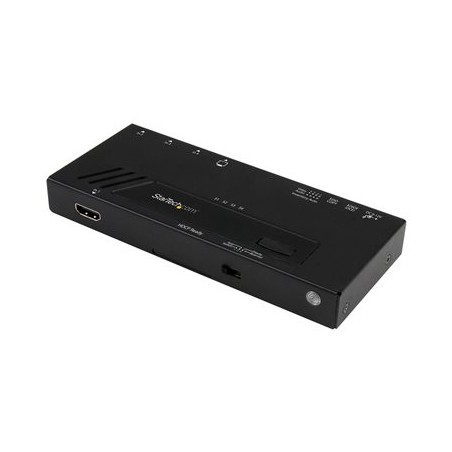 StarTech.com 4 Port HDMI Switch - 4K with Fast Switching, Auto-Sensing & Serial Control - Automatic 4x1 HDMI Video Switcher Box