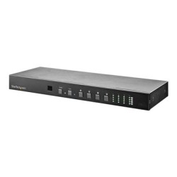 StarTech.com 4x4 HDMI Matrix Switch with Audio and Ethernet Control - 4K 60Hz Video - Rack Mount HDMI 2.0 Splitter with Remote
