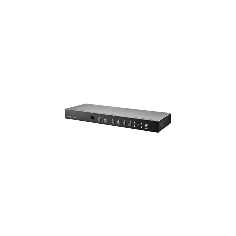 StarTech.com 4x4 HDMI Matrix Switch with Audio and Ethernet Control - 4K 60Hz Video - Rack Mount HDMI 2.0 Splitter with Remote