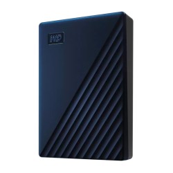 WD My Passport for Mac WDBA2F0050BBL - Pevný disk - šifrovaný - 5 TB - externí (přenosný) - USB 3.2 Gen 1 - AES 256 bitů