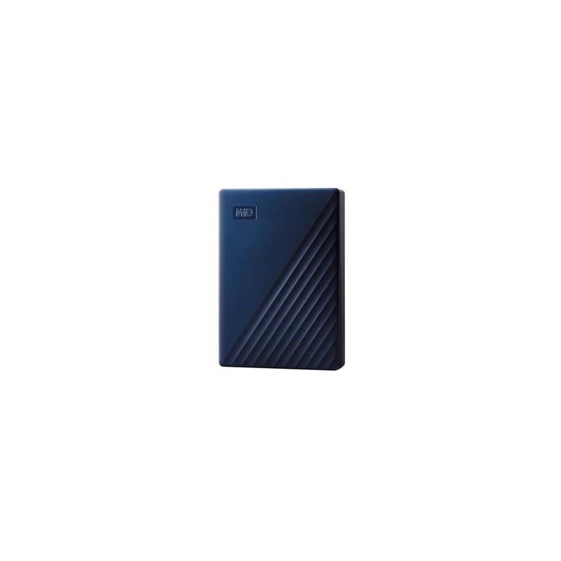 WD My Passport for Mac WDBK6C0060BBL - Pevný disk - šifrovaný - 6 TB - externí (přenosný) - USB 3.2 Gen 1 - AES 256 bitů - modrá
