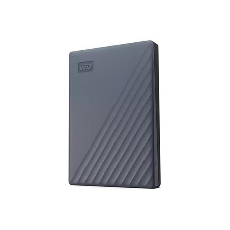WD My Passport WDBRMD0050BGY-WESN - Pevný disk - šifrovaný - 5 TB - externí (přenosný) - USB 3.2 Gen 1 - AES 256 bitů