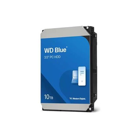 WD Blue - Pevný disk - 10 TB - interní - 3.5" - SATA 6Gb/s - 7200 ot/min. - vyrovnávací pamet: 512 MB