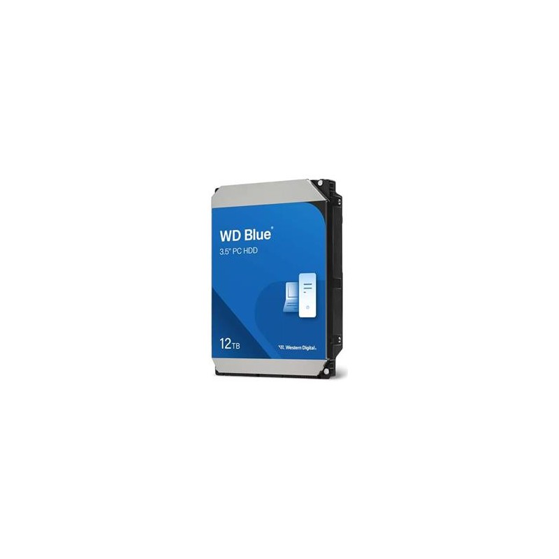 WD Blue - Pevný disk - 12 TB - interní - 3.5" - SATA 6Gb/s - 7200 ot/min. - vyrovnávací pamet: 512 MB