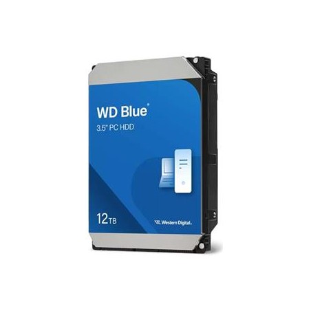 WD Blue - Pevný disk - 12 TB - interní - 3.5" - SATA 6Gb/s - 7200 ot/min. - vyrovnávací pamet: 512 MB