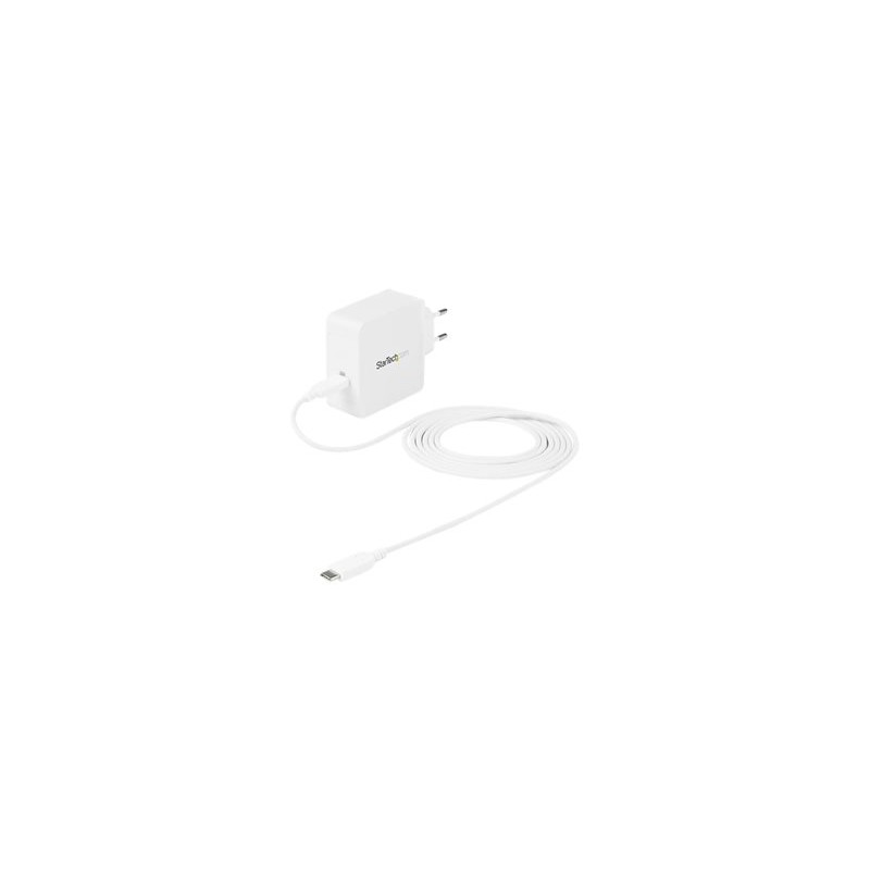 StarTech.com USB C Wall Charger, USB C Laptop Charger 60W PD, 6ft/2m Cable, Universal Compact Type C Power Adapter, Dell