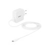 StarTech.com USB C Wall Charger, USB C Laptop Charger 60W PD, 6ft/2m Cable, Universal Compact Type C Power Adapter, Dell